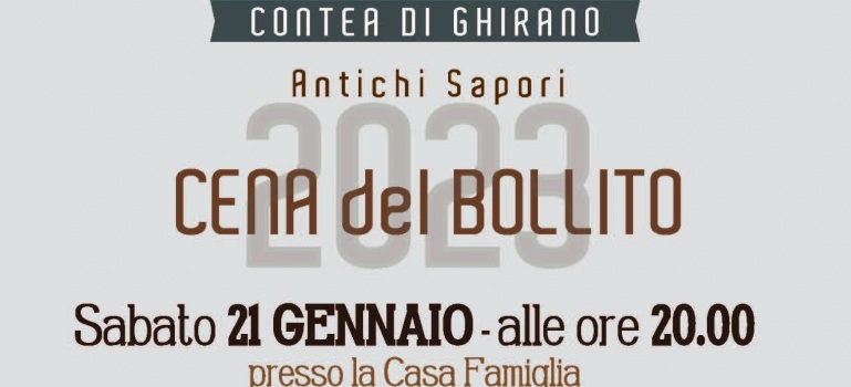 Cena del Bollito 2023