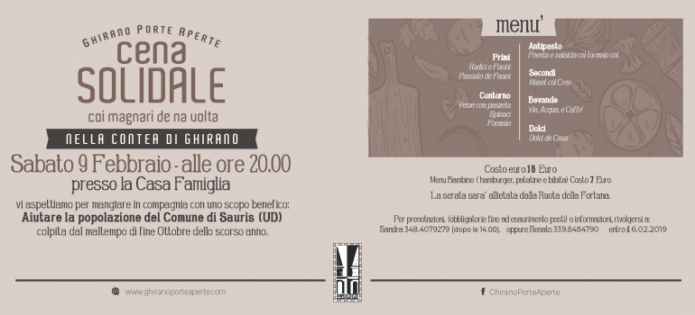 Cena Solidale 2019